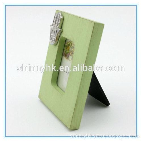Shinny Gifts 2x2 wood natural photo picture frame for presents SCF00002